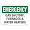 Signmission OSHA EMERGENCY, 7" Height, 10" Width, Rigid Plastic, OS-EM-P-710-L-10391 OS-EM-P-710-L-10391 - alternate 1